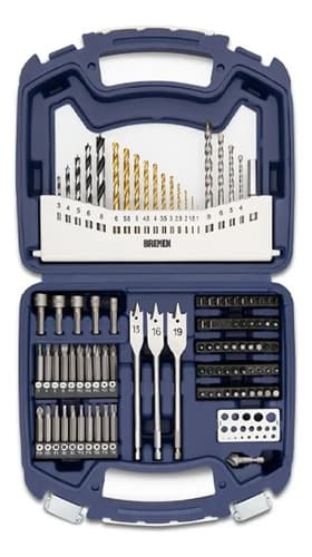 Set Kit Bremen 101 Pz Mechas Puntas Paleta Titanio 7727