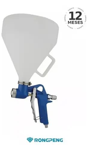 Pistola De Pintura Por Gravedad Rp8300, Color Azul Marino Rongpeng