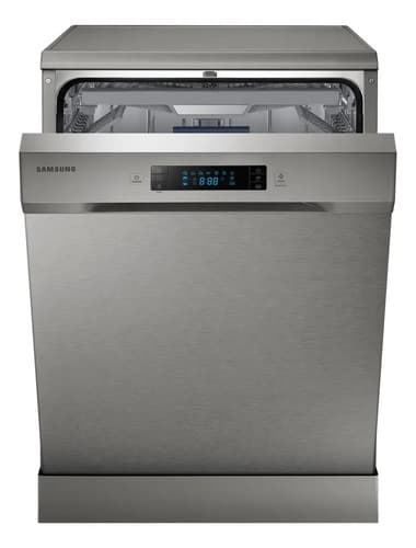 Lavavajillas Samsung Dw60m6050fs 14 Cubiertos 7 Programas Gris Plateado