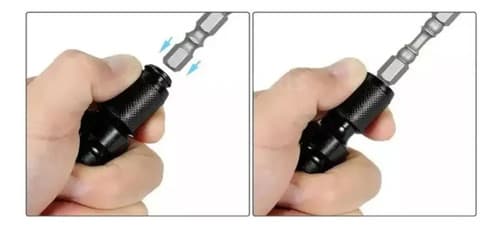 Adaptador De Impacto Hexagonal De 1/2  Cuadrado A 1/4  Para Brocas Shopadpesca
