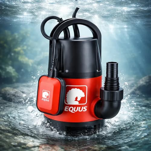 Bomba Sumergible Equus Pozo Negro Aguas Sucias 1hp 750w