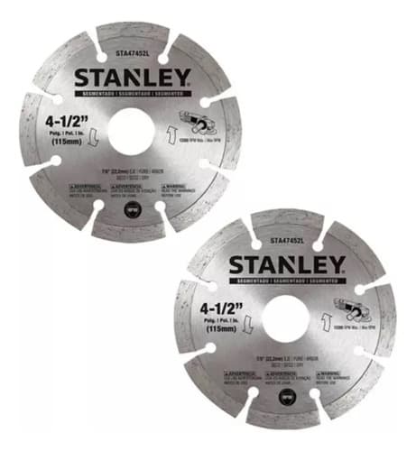 Kit Amoladora+ 10 Discos Stanley Sg7115v10b2c Corte-desbaste Color Amarillo
