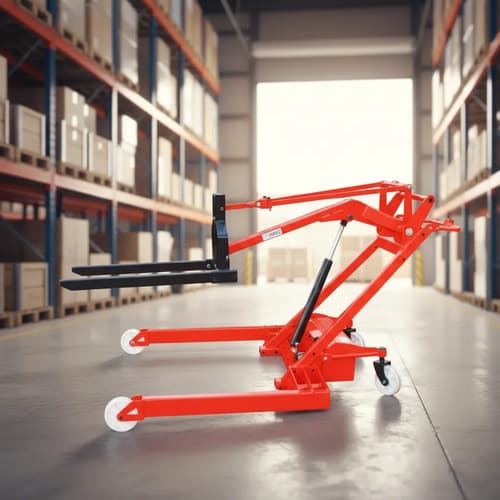 Apilador Semi Eléctrico Con Pluma Curva 500 Kgs