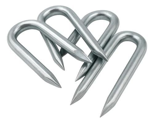 Clavo Grampa Para Tejido - Galvanizados En U Resistente 0 Mm
