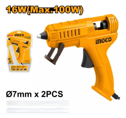 Pistola De Silicona Caliente Ingco 100w 7mm