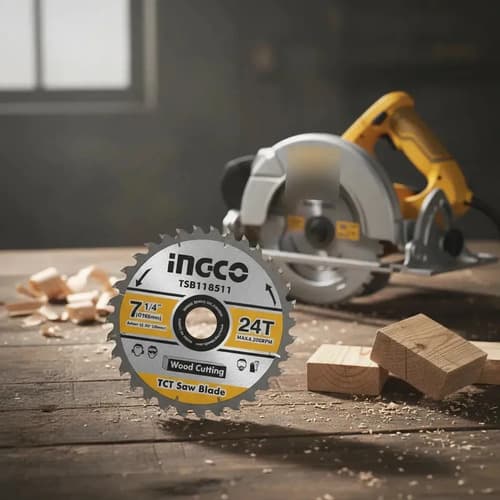 Set 3 Discos Cortes 7 1/4 P Circular Ingco Ma Color Amarillo