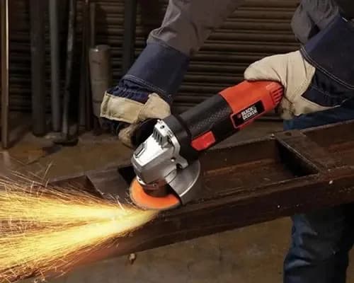 Amoladora Angular Black+decker G720 De 60 hz Color Naranja 820 w 220 v + Accesorio