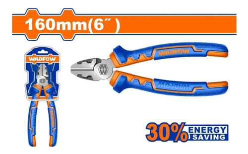 Alicate De Corte Diagonal 6 Wadfow Wpl3716 Azul