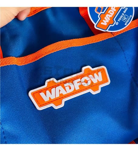 Bolso Porta Herramientas 16 P Base Rigida Impermeable Wadfow Color Azul Y Naranja Azul/naranja