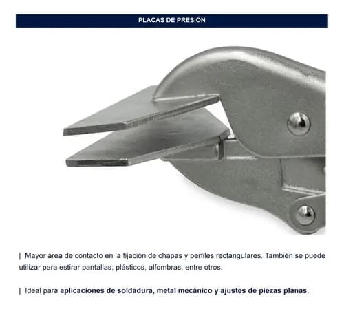 Pinza Fuerza Chapista Boca Ancha Bremen 10 PuLG 7806 Dgm