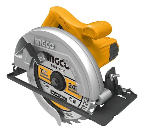Sierra Circular Eléctrica Ingco Cs18528 185mm 1400w Naranja Y Gris 50hz/60hz Naranja/gris 50 Hz/60 Hz
