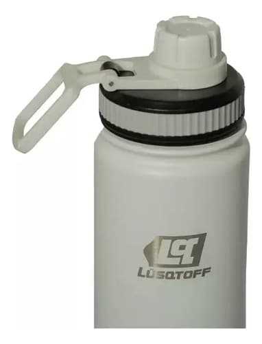 Botella Térmica Lusqtoff Acero Inoxidable 750 Ml Calor Frio Color Blanco