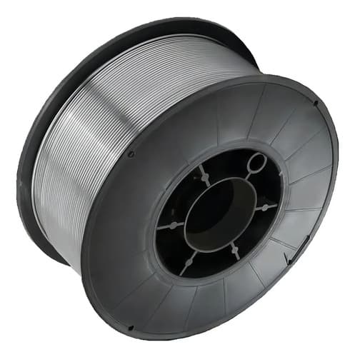 Alambre Tubular 0.8mm Acero Secur Flux Sin Gas Bobina 1kg Gris