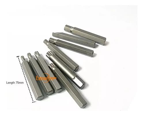 Set Kit Juego Puntas Corto Largo Torx Allen 40 Piezas Eshopangie