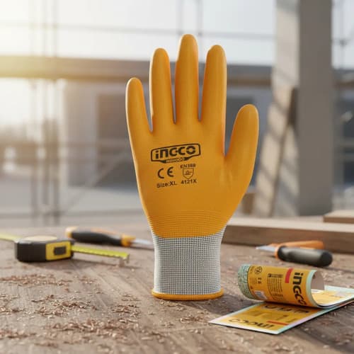Guantes De Nitrilo Ingco Talle Xl Ma Amarillo