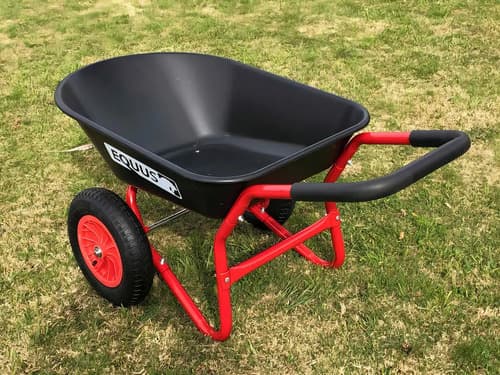 Carretilla Equus 80 Litros 2 Ruedas Tolva Plastica