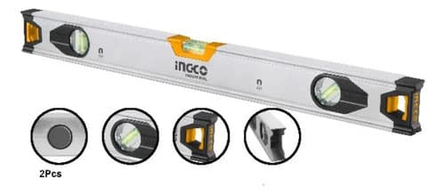 Nivel Magnético De Aluminio Ingco De 40 Cm