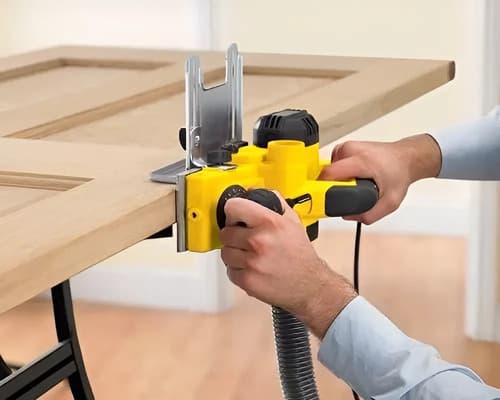 Cepillo Eléctrico De Mano Stanley Profesional Stpp7502 8.2cm Amarillo