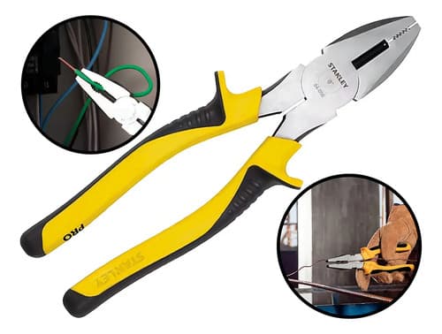 Pinza Universal Stanley 84-056 8  Color Amarillo