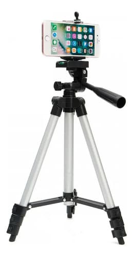 Tripode Profesional Celular 360 Pies De Goma + Estuche 130cm