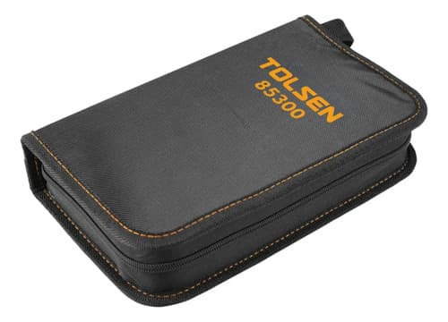 Kit De Herramientas Manuales Tolsen Incluye 9 Piezas Negro