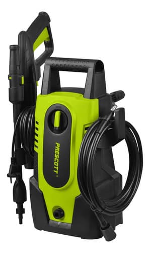 Hidrolavadora Eléctrica Prescott De 1.4 Kw Y 105 Bar Con Dosificador De Jabón Verde/negro 50 Hz/60 Hz