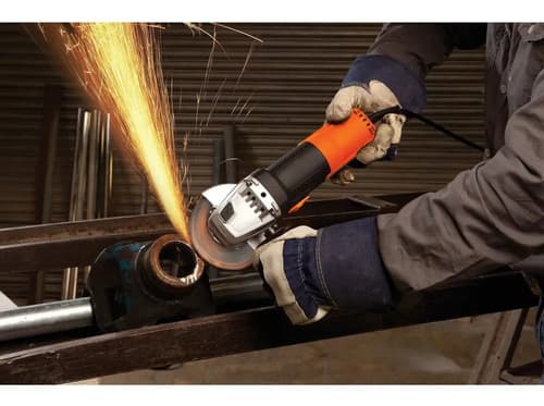 Miniamoladora Angular Black+decker G720n Color Naranja 820 w 220 v + Accesorios