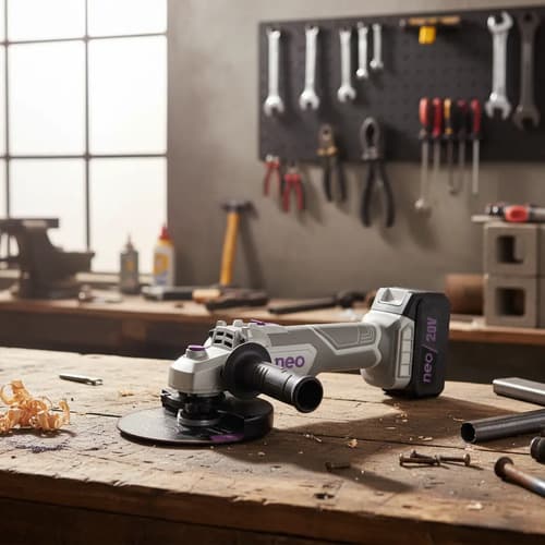 Amoladora Brushless Neo Aa915/1/20kc1 Capacidad 115mm Gris 50 Hz/60 Hz