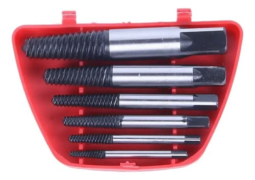 Kit Extractor De Tornillos Rotos Inserto Express 5 Piezas Acero
