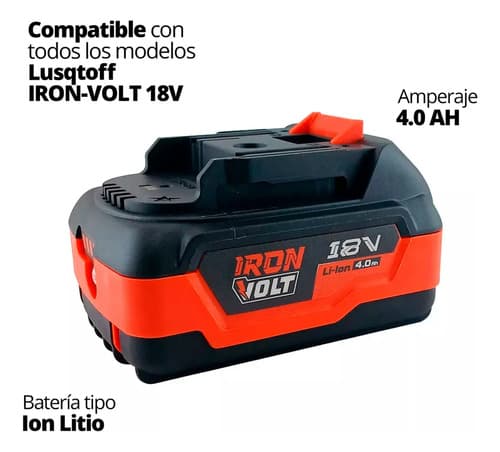 Bateria Lusqtoff Ion De Litio 18v De 4 Ah