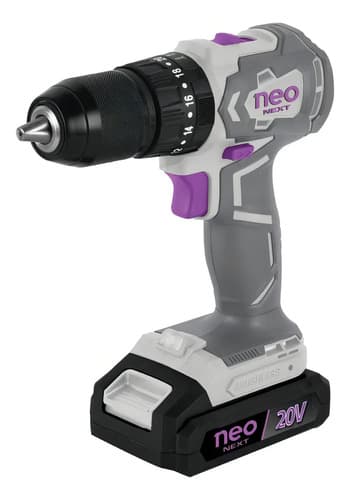 Taladro Atornillador Percutor Brushless Neo Tp1113/2/20kc1 13mm Gris 50 Hz/60 Hz