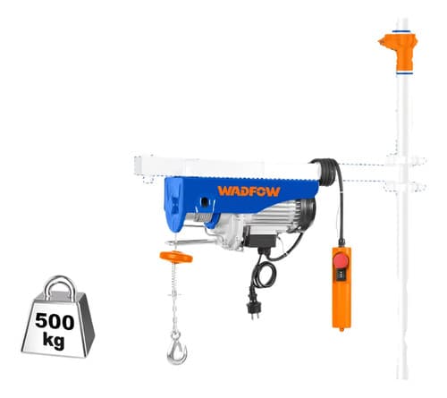 Aparejo Electrico 500kg 9mt 250kg 18mt Wadfow Weth1a01