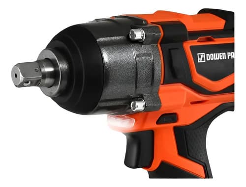 Llave De Impacto Inalambrica Bateria 18v Dowen Pagio Naranja Oscuro