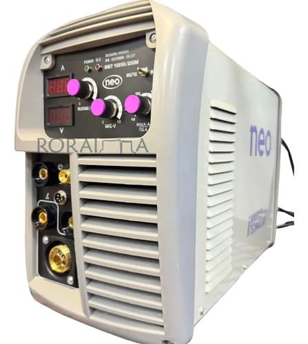 Soldadora Inverter Neo Imet10250 Mig Tig Electrodo 250a Blanco/morado