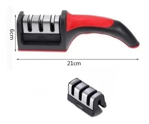 Afilador Cuchillos Tijeras Cuchillas Mango Ergonomico