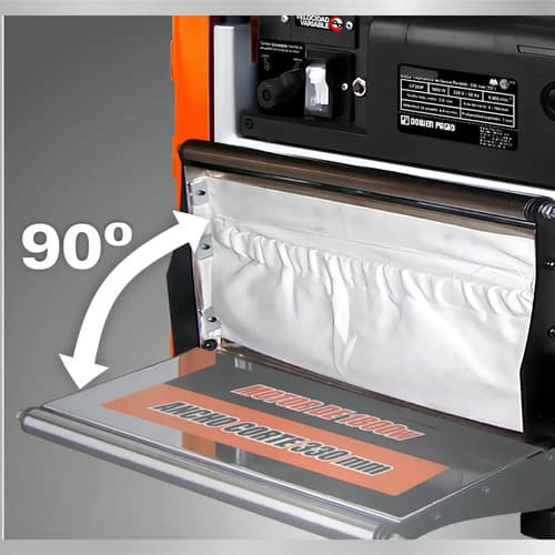 Cepilladora De Banco 330mm Dowen Pagio Profesional 9992934 Naranja