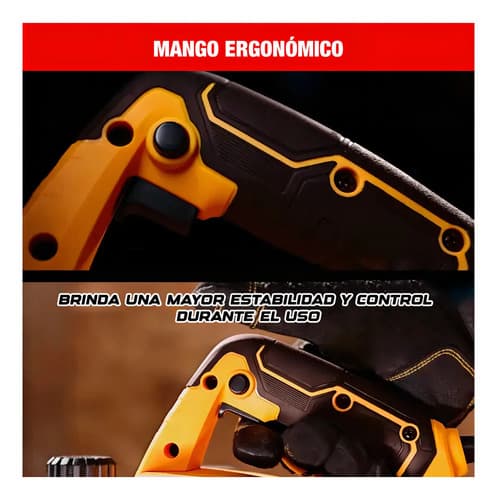 Cepilladora Ingco Electrico Industrial 750w, 17000rpm. Hnt Color Naranjo