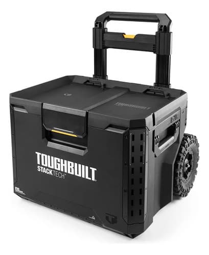 Kit Cajas Herramientas Modular Stacktech 3pcs Toughbuilt Negro