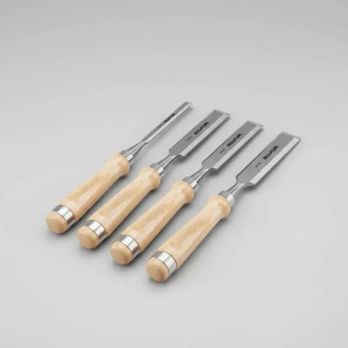 Juego De 4 Formones Mango Madera Wadfow Wwc3214