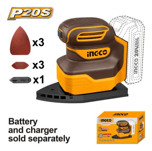 Lijadora Orbital Del A Batería S/bat Cpsli2014 Naranja Claro 50 Hz / 60 Hz
