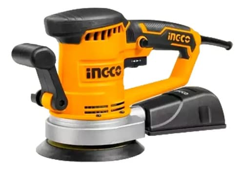 Lijadora Roto Orbital Ingco Rs4508 Con Sistema Velcro Naranja 50hz/60hz 450w 50 Hz/60 Hz