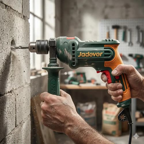 Taladro Percutor 850w 13mm Jdmd15851 Color Verde