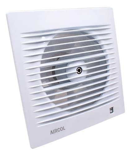 Extractor Aire Empotrar Aircol Lh-2022 Cocina Baño Blanco 150mm