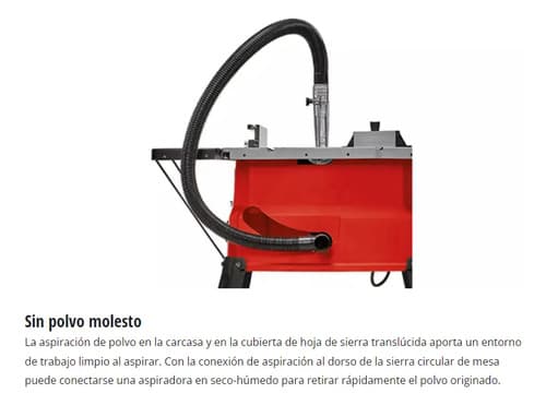 Sierra Circular De Banco Mesa Pie Einhell Tc-ts2025 Disco Frecuencia 50 Mhz