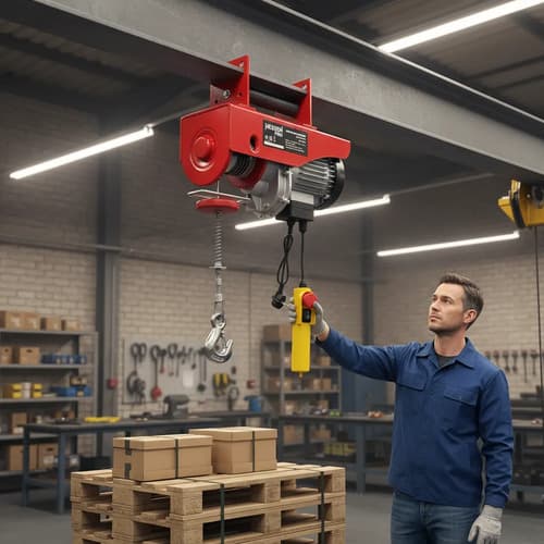 Aparejo Eléctrico 400kg 800w