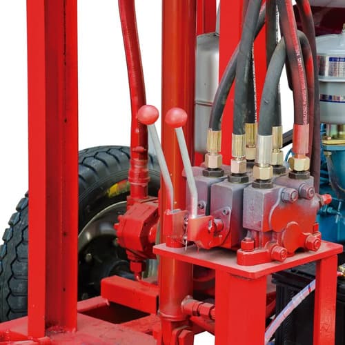 Perforadora Equus Para Pozos De Agua Diesel 100 Metros Gris Círculo