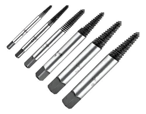 Kit 6 Contra Macho Extractor De Tornillos Ingco Ase106