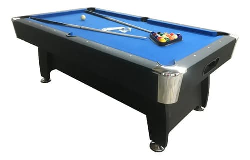 Mesa De Pool 3 En 1 - Pool + Ping Pong + Mesa De Comedor Azul