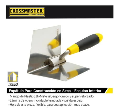 Espatula Para Durlock Esquina Exterior Crossmaster 9932448