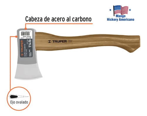 Hacha De Mano Truper 14950 500 G Acero